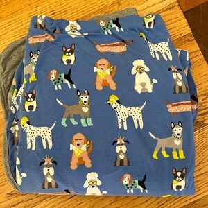 Little Sleepies dapper dogs blanket